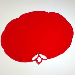 Four Christmas Placements / Cloth Napkins